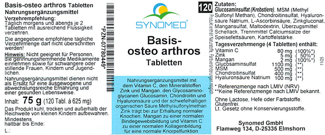 Basis-osteo arthros Tabletten
