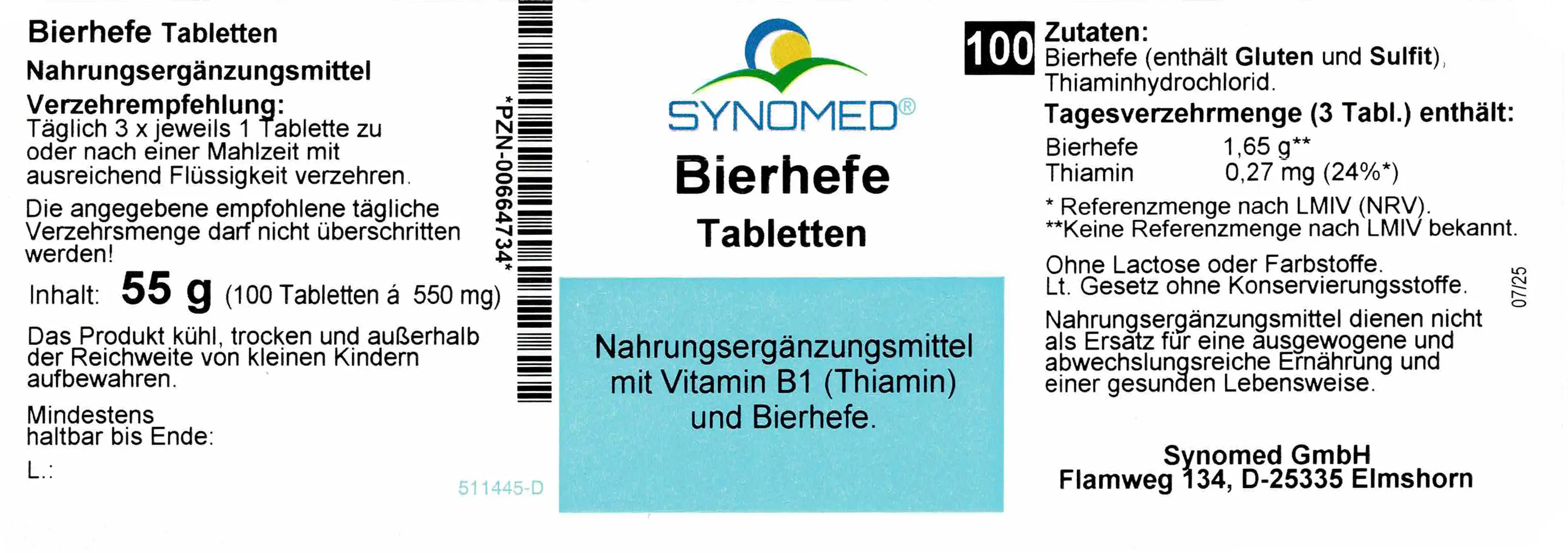 Bierhefe Tabletten