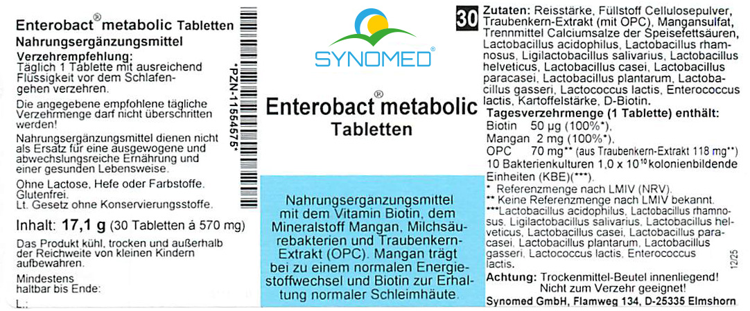 Enterobact ® metabolic Tabletten