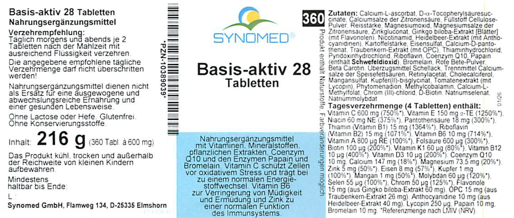 Basis-aktiv 28 Tabletten