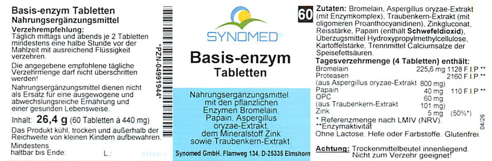 Basis-enzym Tabletten