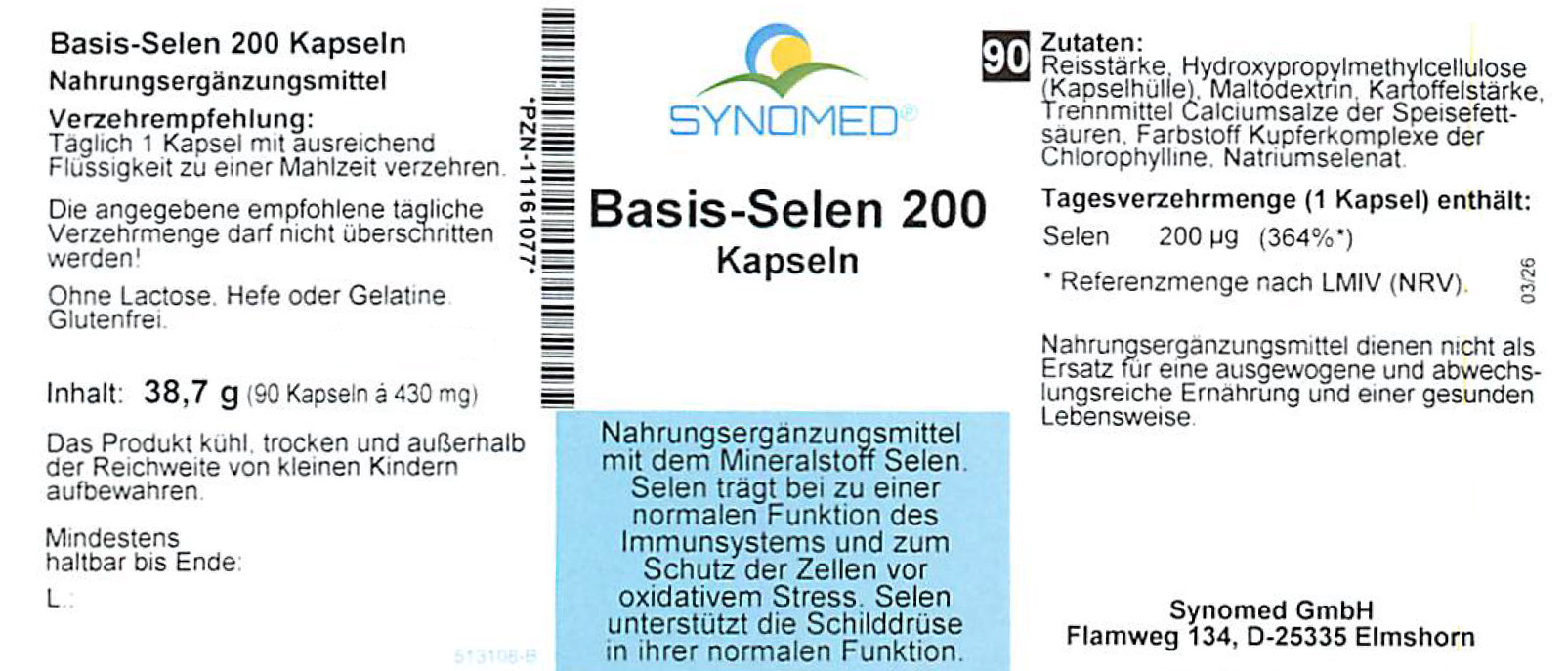 Basis-Selen 200 Kapseln