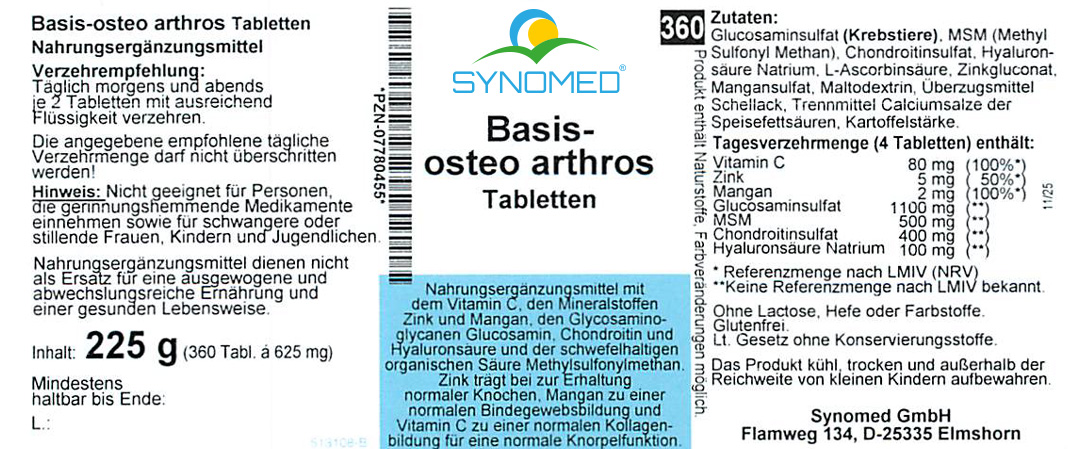 Basis-osteo arthros Tabletten