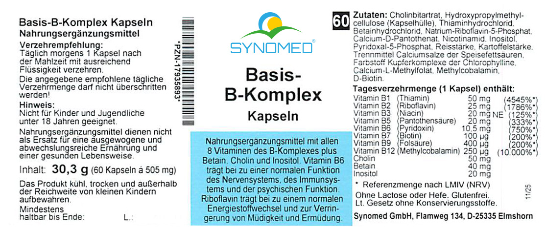 Basis-B-Komplex Kapseln
