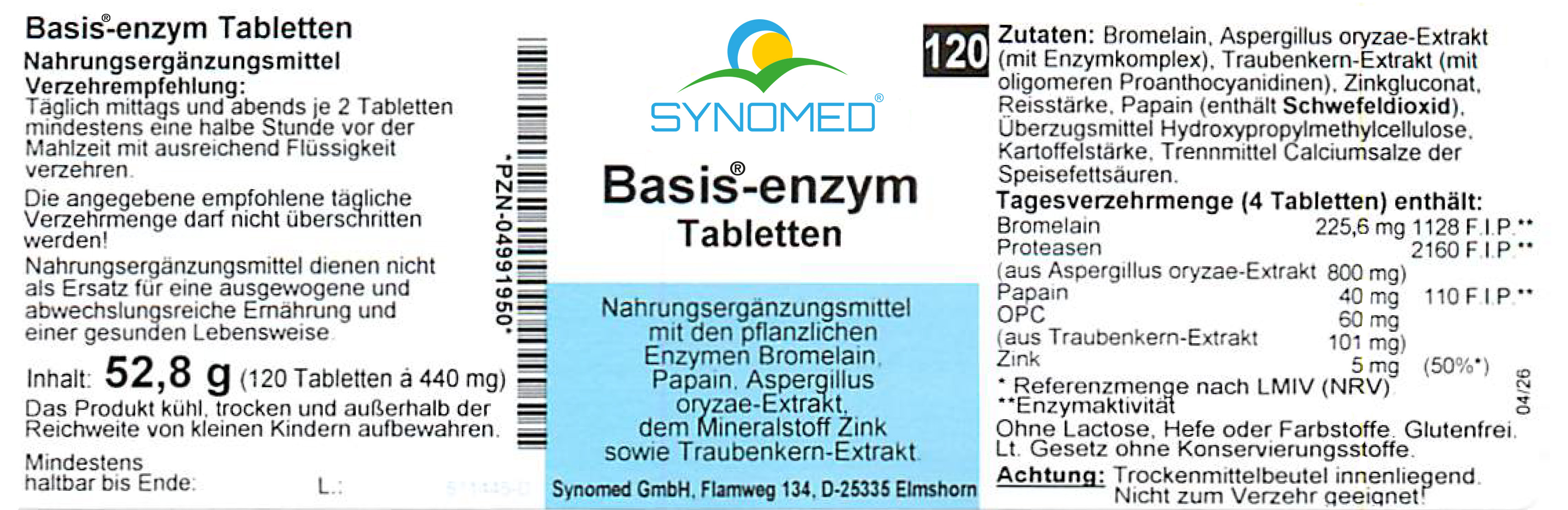 Basis®-enzym Tabletten