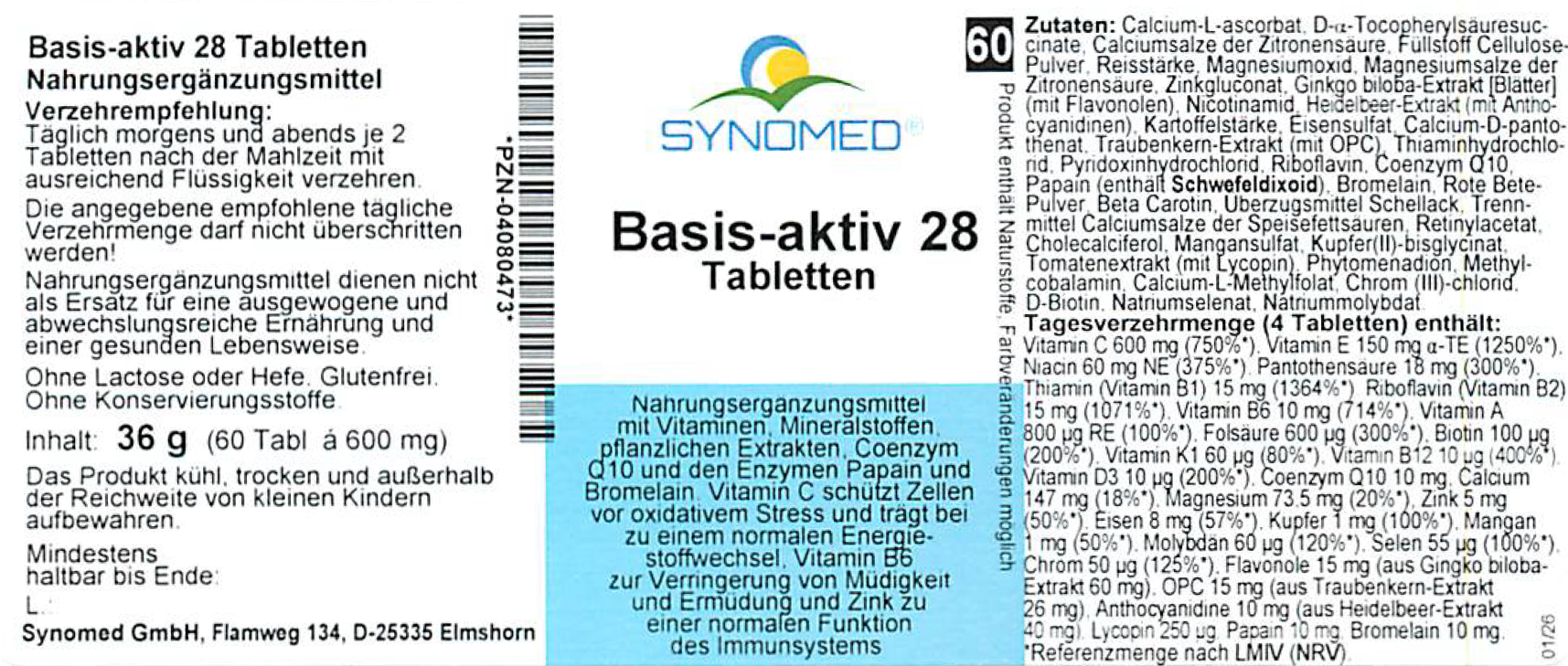 Basis-aktiv 28 Tabletten