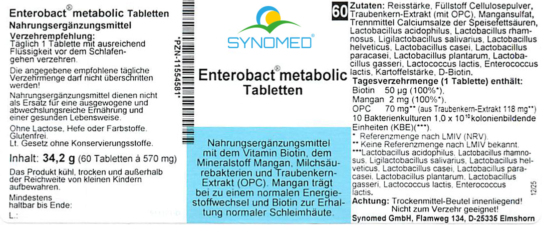 Enterobact ® metabolic Tabletten