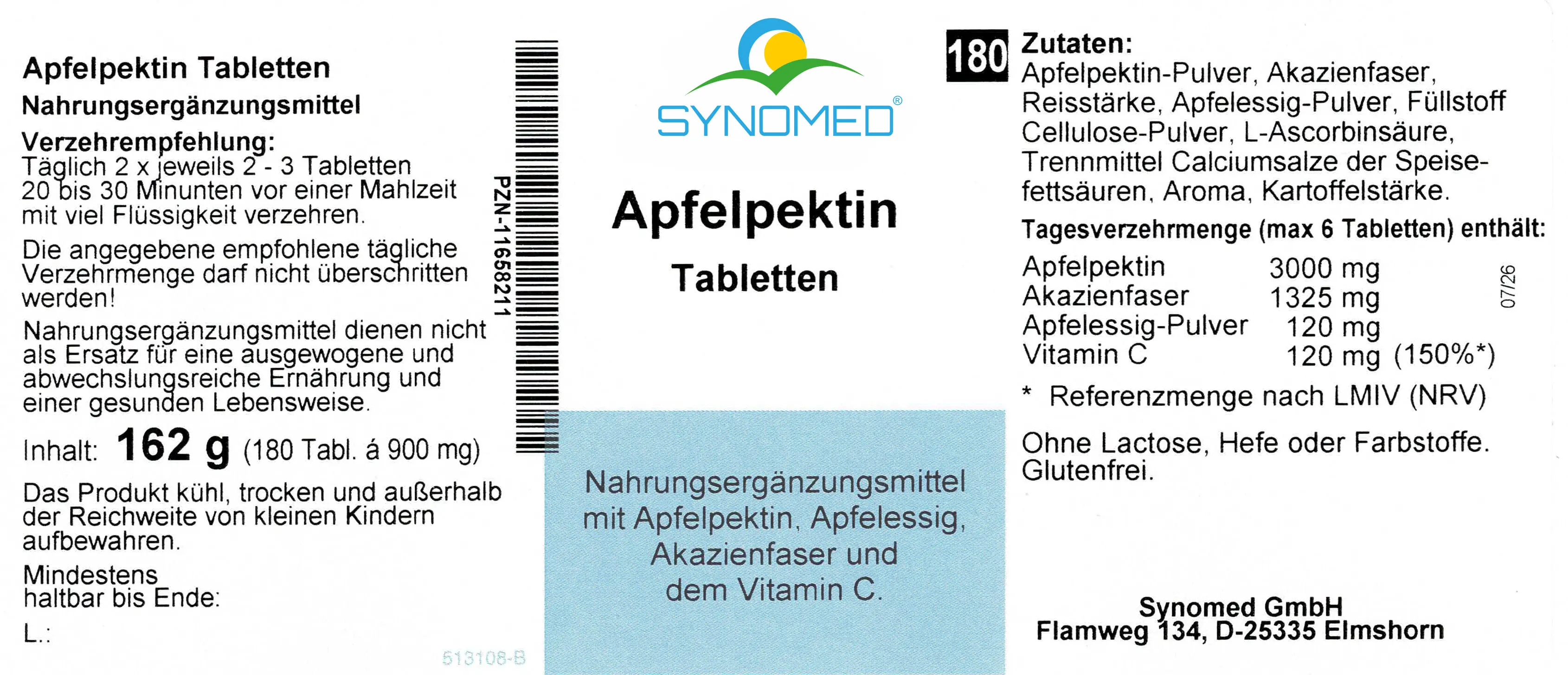 Apfelpektin Tabletten