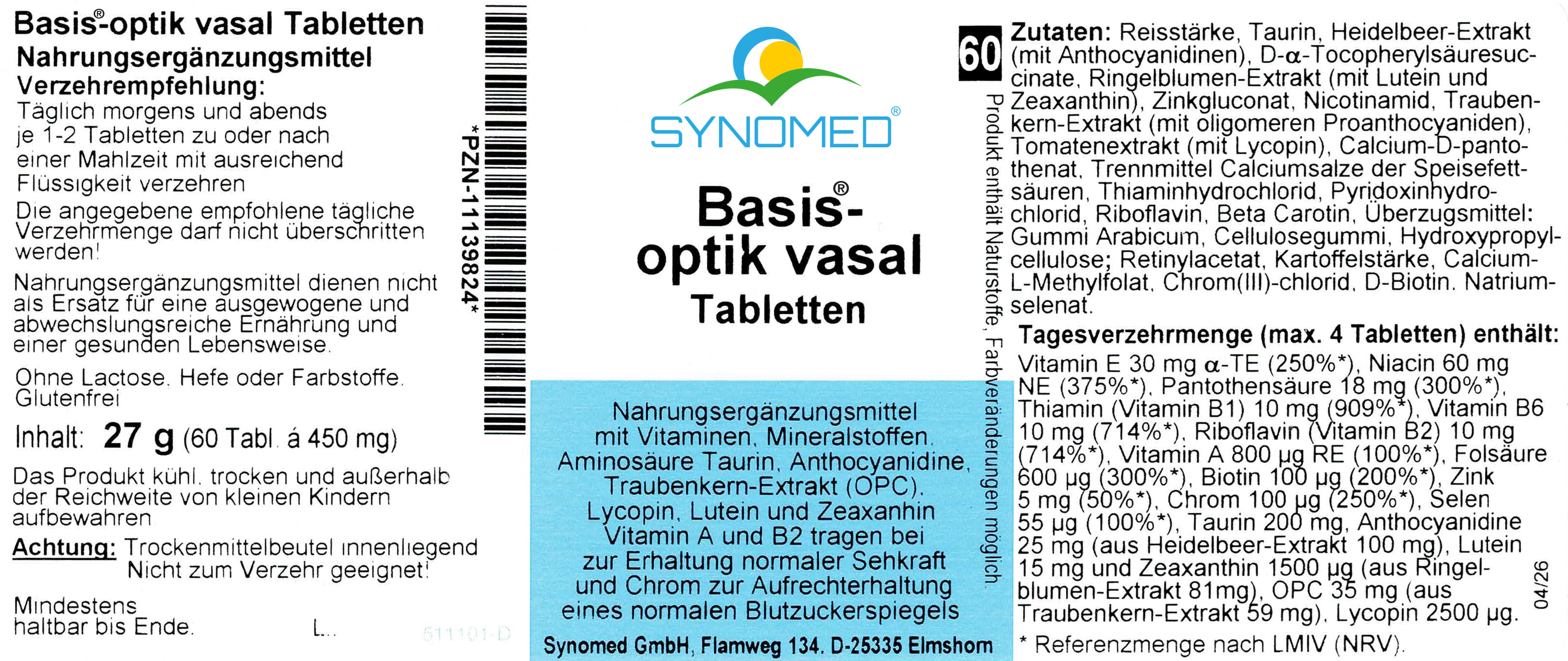 Basis®-optik-vasal Tabletten